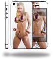 Jenny Poussin Chain Bikini 01 - Decal Style Vinyl Skin (fits Apple Original iPhone 5, NOT the iPhone 5C or 5S)