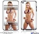 iPod Touch 4G Decal Style Vinyl Skin - Jenny Poussin Chain Bikini 01