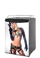 Kegerator Skin - Jenny Poussin Army 05 (fits medium sized dorm fridge and kegerators)