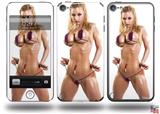 Jenny Poussin Chain Bikini 01 Decal Style Vinyl Skin - fits Apple iPod Touch 5G (IPOD NOT INCLUDED)