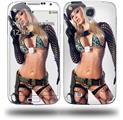 Jenny Poussin Army 05 - Decal Style Skin (fits Samsung Galaxy S IV S4)