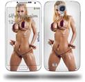 Jenny Poussin Chain Bikini 01 - Decal Style Skin (fits Samsung Galaxy S IV S4)